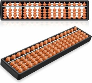 Abakuser | Soroban Abacus For Adults & Kids – Plast 11-Inch Japansk Soroban 5 perler 17 staver Abacus For Matematikk Læring & Trening – Bærbar Abacus Matematikk Regner Verktøy For Nybegynnere & Professjonelle