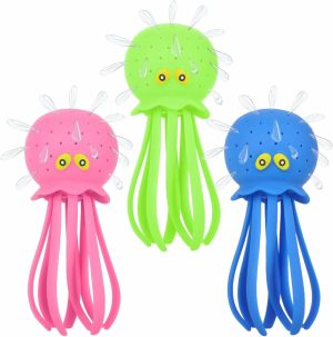 Badeleker | Oktopus vannbadeleker for småbarn Vannbomber Sprutballer til Barn Sommerbad Svømming (Oktopus3Pcs)