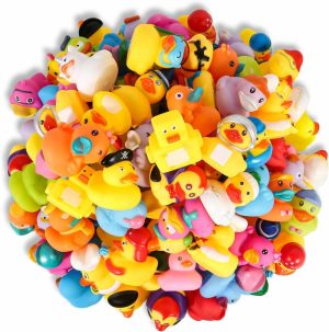 Badeleker | Rubber Ducks Bath Toy For Kids, Assortment Duckies For Jeep Ducking Pool Floater Ducky Bathtub Beach Toys, Party Favors Birthday