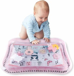 Indendørs klatrere og lekestrukturer | Tummy Time vannlekebrett for babyer. Oppblåselig sanseløftende utviklingsleke. Nyfødt og barnetoys 0-6 måneder. Nyfødt babygrunnleggende, absolutte must-have for jenter.