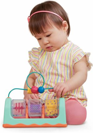 Rattler & Myke Ringer | – B. Baby
– Bead Maze
– Baby Activity Station – Utviklingsinteraktiv leke for babyer – Baller, roter
– Sensory Toys For Babies – Spin, skrelle og rull
– 6 Måneder +