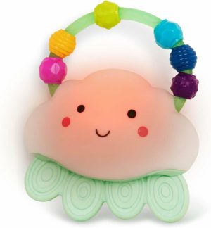 Rattler & Myke Ringer | – B. Baby – Baby Lysende Sky Rattle- Regn-Glow Massasjeleker For Babyer 3 Måneder +