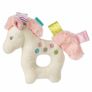 Rattler & Myke Ringer | Embroidered Soft Ring Rattle  Painted Pony 6-Inches
Broderet myk ringrattling  Malerhest 6 tommer