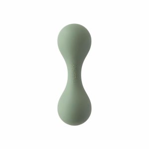 Rattler & Myke Ringer | Silikon Baby Shaker Rattle Toy | Alder 3+ måneder (Tørket timian)