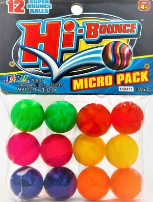 Kuler | Super Bouncy Balls Superballs Super Hi Bounce (Hver pakke 12 bollar) Små leker Partyfavorer For Barn Racketball Barns Premie Premium Gaver Gaveleker For Barn Ball 967 959