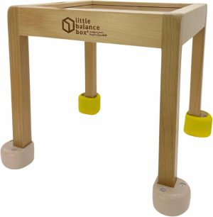 Trykk- og dra-leker | Liten Balanseboks  Best Push Pull Gangele Spill  2-i-1 Uten Hjul Sprungede Bein  Tre Gangele  jente gutt barn Gangele Push Stand Spill  Barn  Barn Aktivitetsbord (Beige + Støvler)